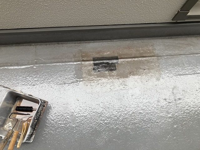 飯田市：FRP防水にブチルテープで漏水を防止