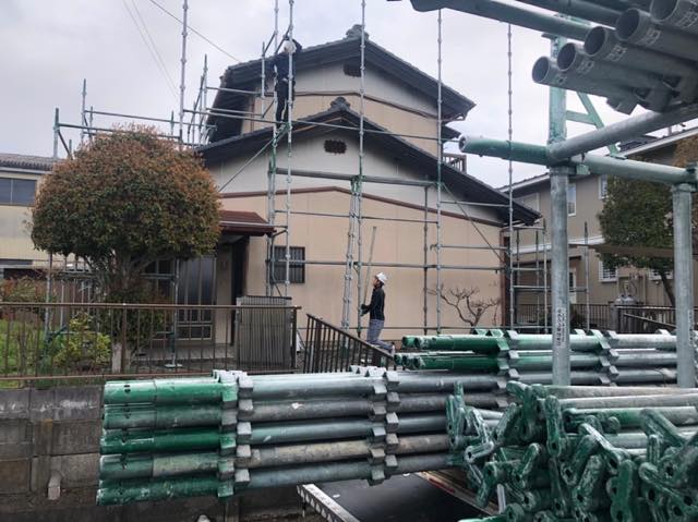 岐阜県瑞穂市で台風の影響でボロボロになっていた瓦の部分補修をしました