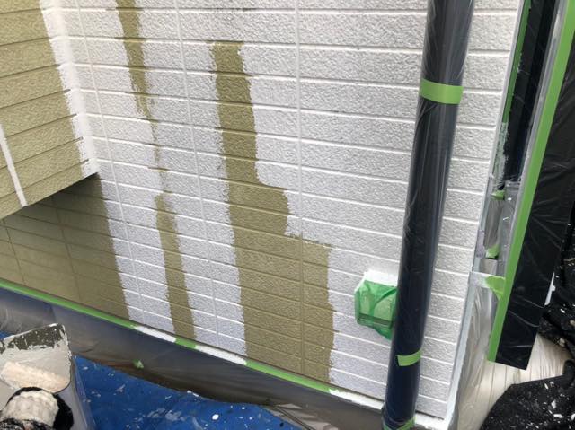 揖斐郡池田町で劣化した外壁の下塗りと使用した塗料のご紹介