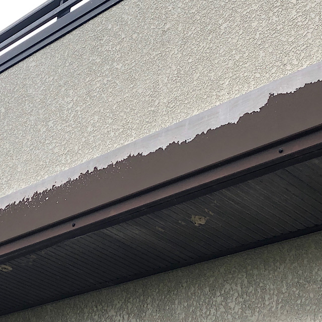 海津市で積和ハウスの外壁塗装と屋根塗装の現場調査をしました