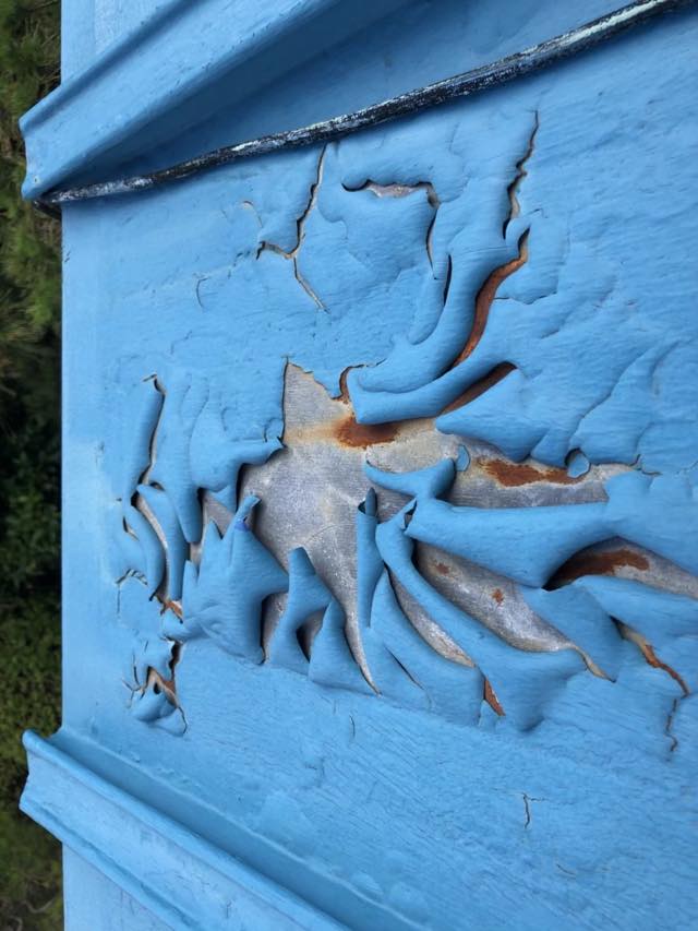 不破郡垂井町で瓦棒屋根の塗装がベリベリに剥がれた現場の塗装