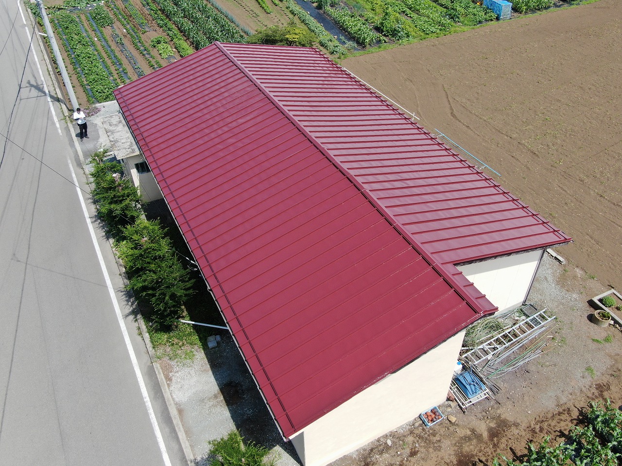 富士河口湖町　屋根遮熱塗装