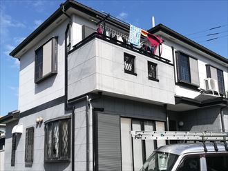 相模原市緑区下九沢にて高耐久塗料ファイン4Fセラミックを使用した外壁塗装メンテナンスを実施