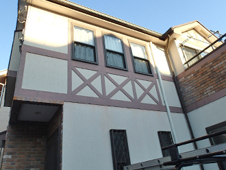 川崎市中原区｜耐汚染塗料ナノコンポジットWで外壁塗装、遮熱塗料で屋根塗装