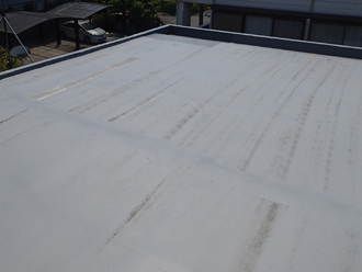 鎌ケ谷市東中沢にて陸屋根の防水工事を実施いたしました