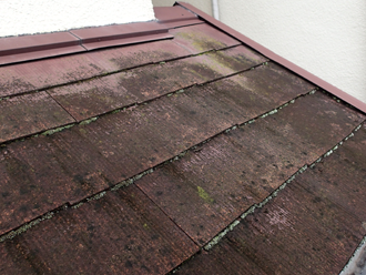 茂原市木崎にて築30年、屋根塗装工事を行いました