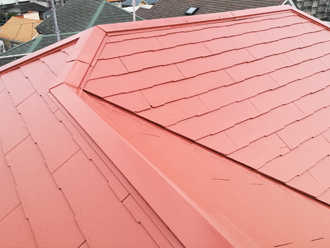 新宿区中井にて、築14年のお住まいの屋根と外壁塗装を行いました