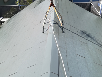 茅ヶ崎市旭が丘にてサーモアイSiとパーフェクトトップで屋根・外壁塗装を実施