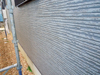 千葉県千葉市中央区 外壁塗装　高圧洗浄後