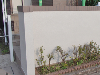 千葉市緑区　門壁塗装完了