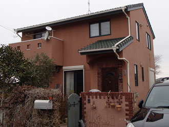 千葉県旭市で外壁リフォーム　エイジング塗装（屋根、外壁塗装）