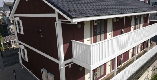 横浜市｜アパートの屋根外壁塗装前カラーシミュレーション（2）