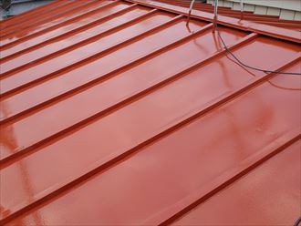 瓦棒屋根の塗装