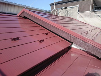 ガルバリウム鋼鈑　屋根塗装　After