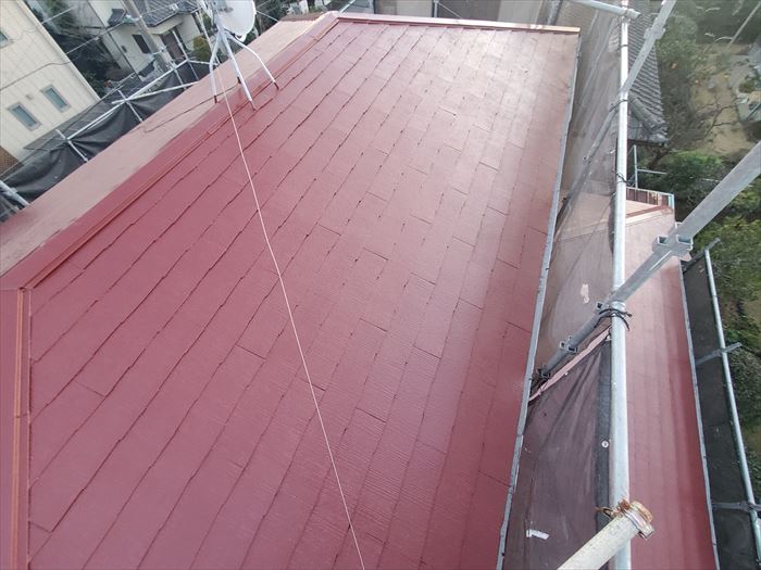 屋根塗装工事完了