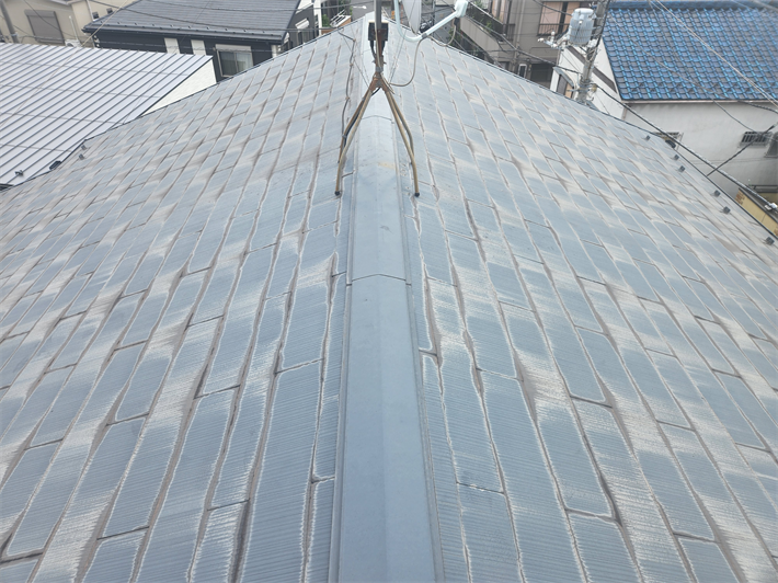江戸川区北葛西にて屋根塗装工事と外壁塗装工事を実施（税込2,000,000円）