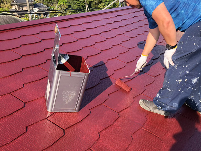 スレート屋根塗装の注意点とメンテナンス方法、遮熱塗料サーモアイSiの効果と施工事例