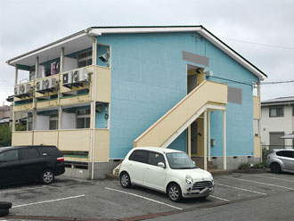君津市　アパート　外壁塗装　カラーシミュレーション　現状回復
