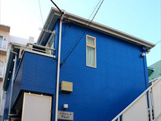 江戸川区の2階建てアパートの外壁、屋根塗装工事