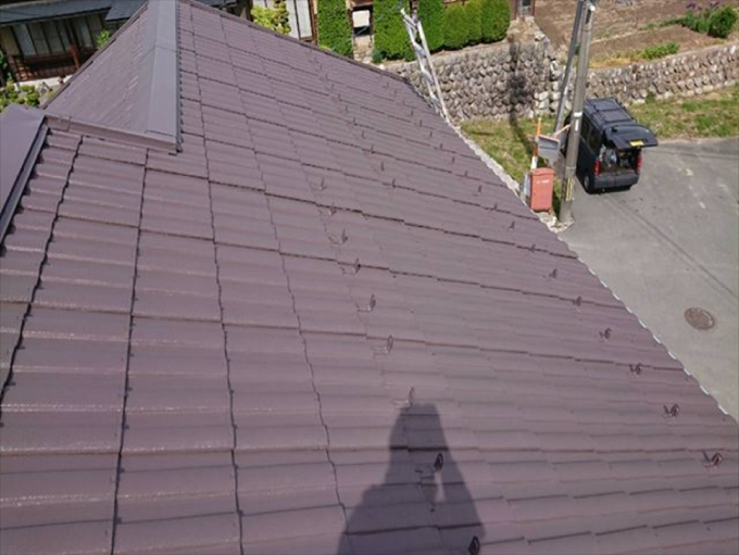 屋根塗装、仕上がり