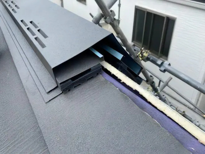 棟換気の施工