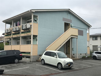 君津市　アパート　外壁塗装　カラーシミュレーション　元画像