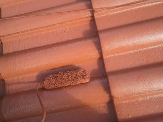乾式コンクリート瓦屋根塗装