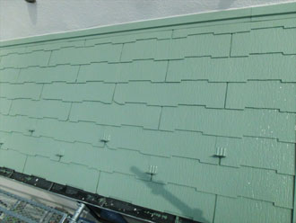 屋根塗装　アレスクール　ミストグリーン