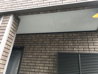茂原市東郷でバルコニー防水から雨漏れが生じ軒天に染みが出来てしまった