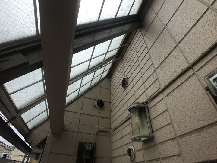 内部の塗装劣化