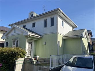 木更津市請西で屋根外壁塗装を日本ペイントのラジカル制御型塗料にて施工いたしました