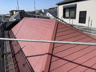 葛飾区柴又にてヤネフレッシュF（RC-118）を使用した屋根塗装工事を実施致しました