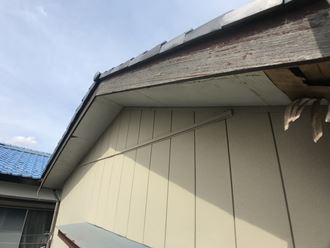 破風板の劣化