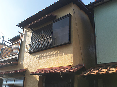 山武市松尾町本水深にて中古住宅を購入されたお客様、パーフェクトトップで外壁塗装工事