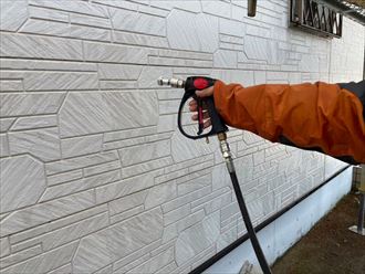 富津市　外壁の洗浄