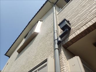 四街道市美しが丘　色褪せとスギ苔の発生