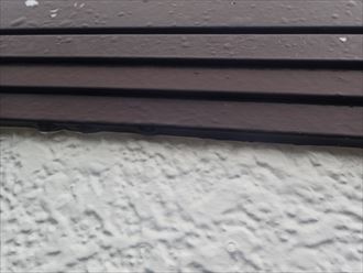 君津市北子安の装飾幕板調査、塗膜の剥がれが起き塗装工事のご提案