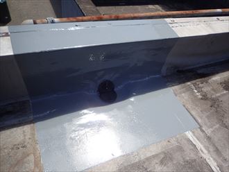 木更津市貝渕で、配水ドレンが原因による雨漏りを改修ドレンの設置を行いました