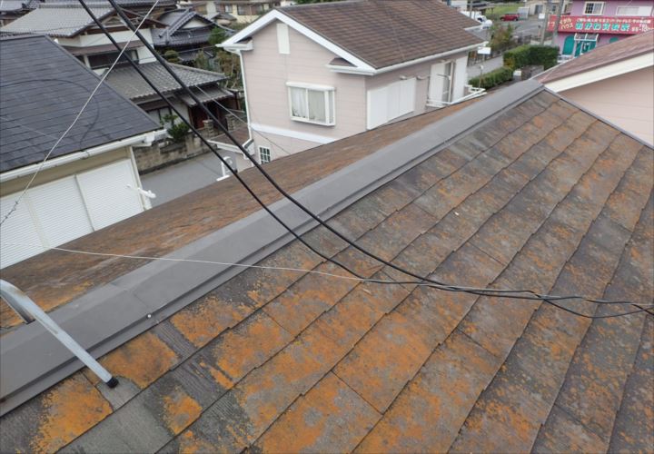 四街道市大日　屋根の全体