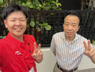 W様とスタッフ