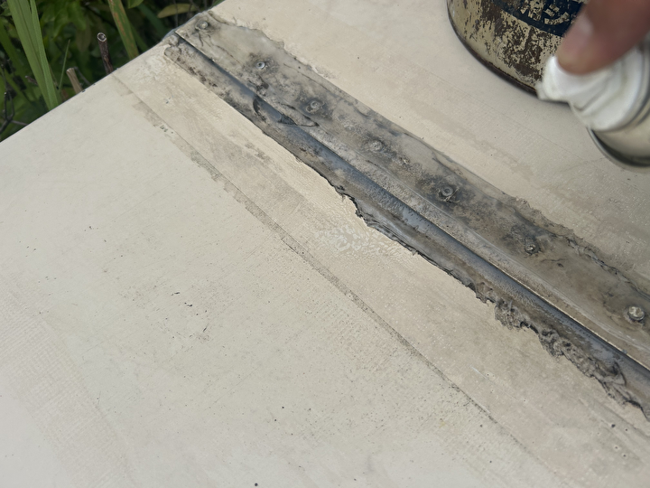 継ぎ目付近の劣化調査