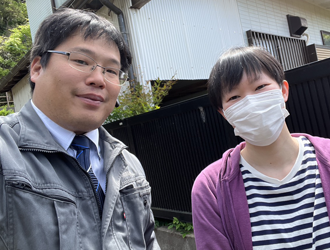 Y様とスタッフ