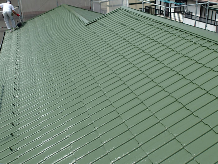 夏の屋根　助成金を使って屋根塗装