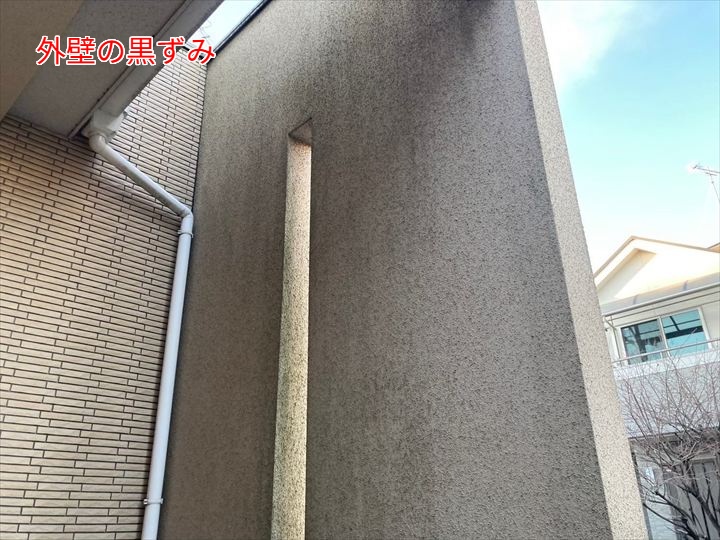 外壁の黒ずみ・汚れ