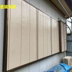 雨戸塗装の完成後の状態