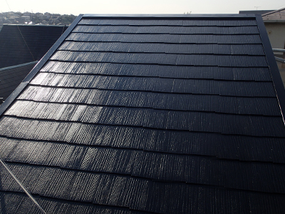 神奈川県横浜市神奈川区　ベランダ防水で雨漏りを解消　外壁と屋根も合わせて塗装