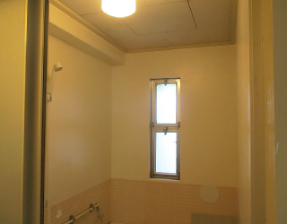 塗装後の浴室