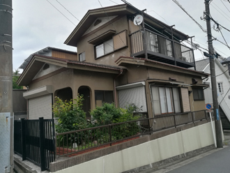 横浜市鶴見区東寺尾にてパーフェクトシリーズを用いた屋根外壁塗装