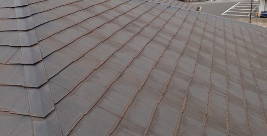 千葉市中央区亥鼻へ築25年の建物調査、屋根外壁塗装前の状態は？
