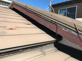 ガルバリウム鋼鈑　屋根塗装before